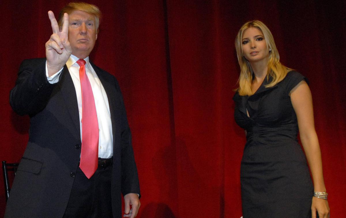 Donald in Ivanka Trump | Donald in Ivanka Trump sta bila pred leti ena od donatorjev Kamale Harris. | Foto Guliverimage