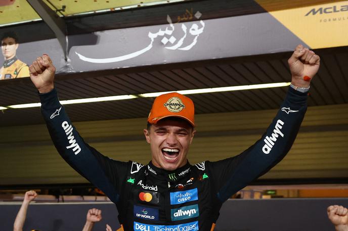 Abu Dabi Lando Norris svetovni prvak | Lando Norris si je po prvem naslovu svetovnega prvaka dal duška. Zabava je trajala do šestih zjutraj. | Foto Reuters