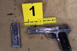 Hišne preiskave v Novem mestu: zasegli pištole, avtomatsko puško in 776 kosov streliva #foto