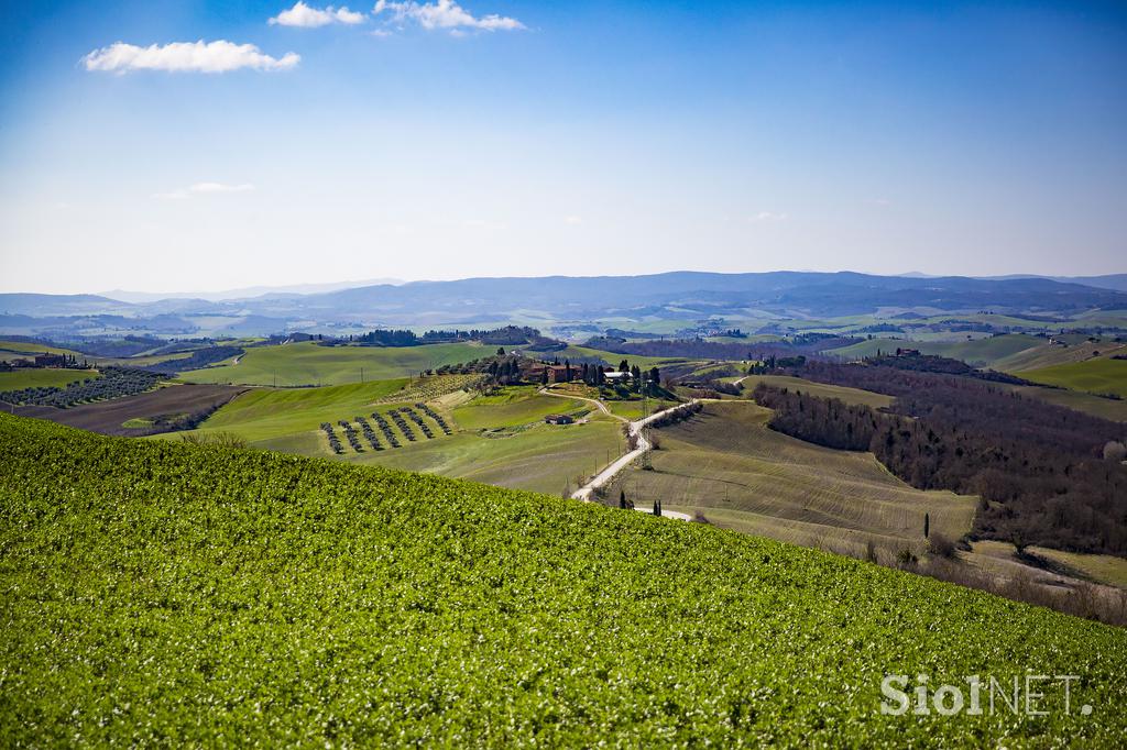 Strade Bianche pokrajina