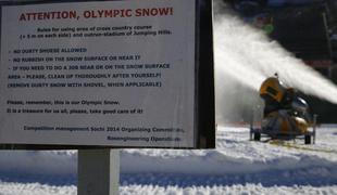 Pazite, to je olimpijski sneg! (foto)