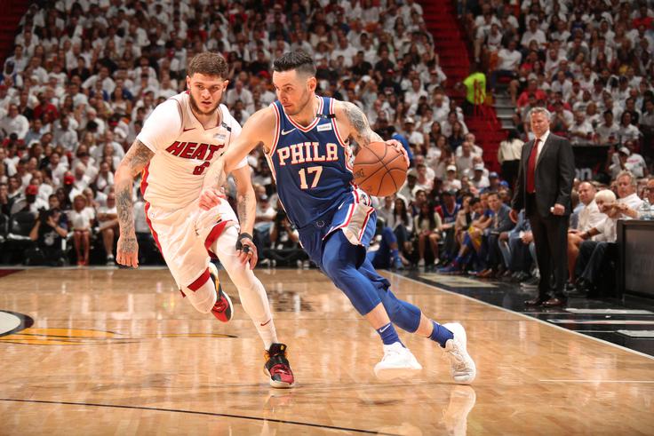 J. J. Redick je odlično razpoložen proti Miamiju. Na zadnji tekmi je dosegel 28 točk, poudarja pa, da so košarkarji Miamija veliki borci. | Foto: Getty Images