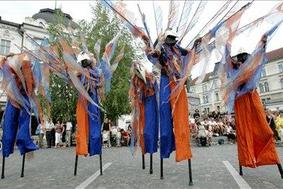Odprtje Trnfesta na Prešernovem trgu
