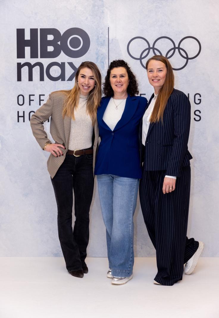 Tina Maze v družbi Francesce Marsaglia in Daniele Merighetti. | Foto: Osebni arhiv