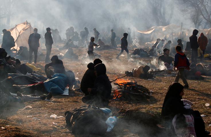 migranti, begunci, Grčija, Turčija | Foto: Reuters