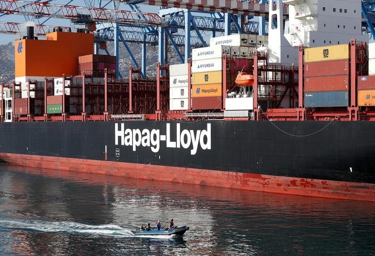 ladja, Hapag-Lloyd, Nemčija, Hormuška ožina | Foto: Reuters