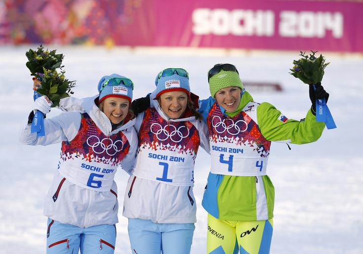 Vesna Fabjan je na olimpijskih igrah v Sočiju osvojila bronasto odličje. | Foto: Reuters