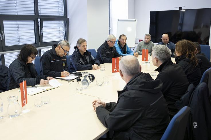 Predsednik vlade Robert Golob na sestanku koordinacijske skupine. | Foto: STA