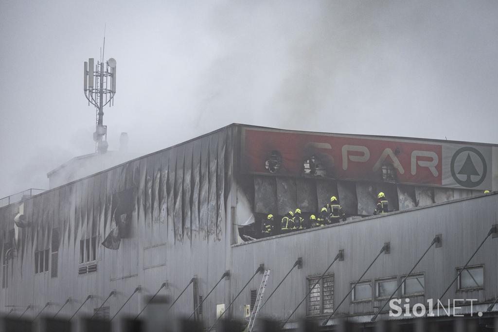 Požar SPAR Letališka.
