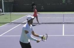 Katera si je upala prekiniti trening, kako je odreagiral Đoković? #video