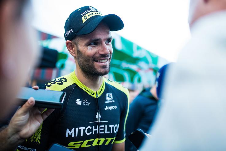 Najboljši slovenski šprinter Luka Mezgec je bil na lanskem Touru dvakrat povsem blizu etapni zmagi. Njegov Michelton-Scott se je zaradi novih sponzorjev preimenoval v Team BikeExchange. | Foto: Grega Valančič/Sportida