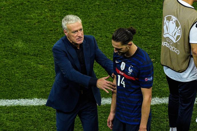 Adrien Rabiot, Didier Deschamps | Didier Deschamps je po tekmi miril Adriena Rabiota. | Foto Guliverimage