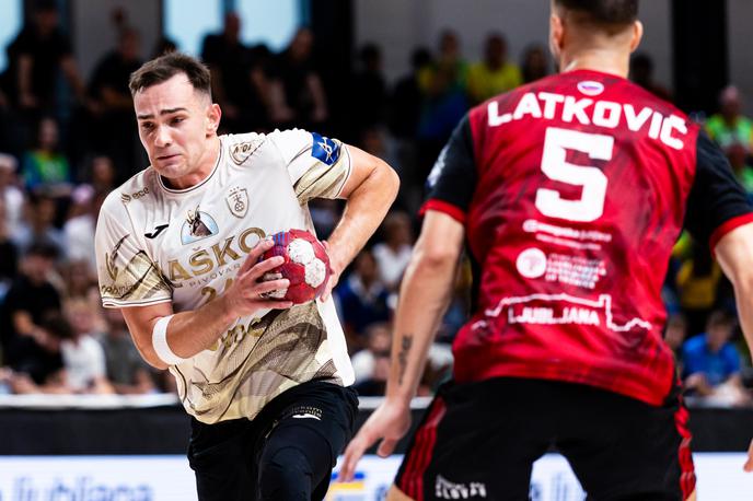 RD Slovan : RK Celje Pivovarna Laško | Celjani so v ponovitvi zadnjega finala premagali Slovan. | Foto Nik Moder