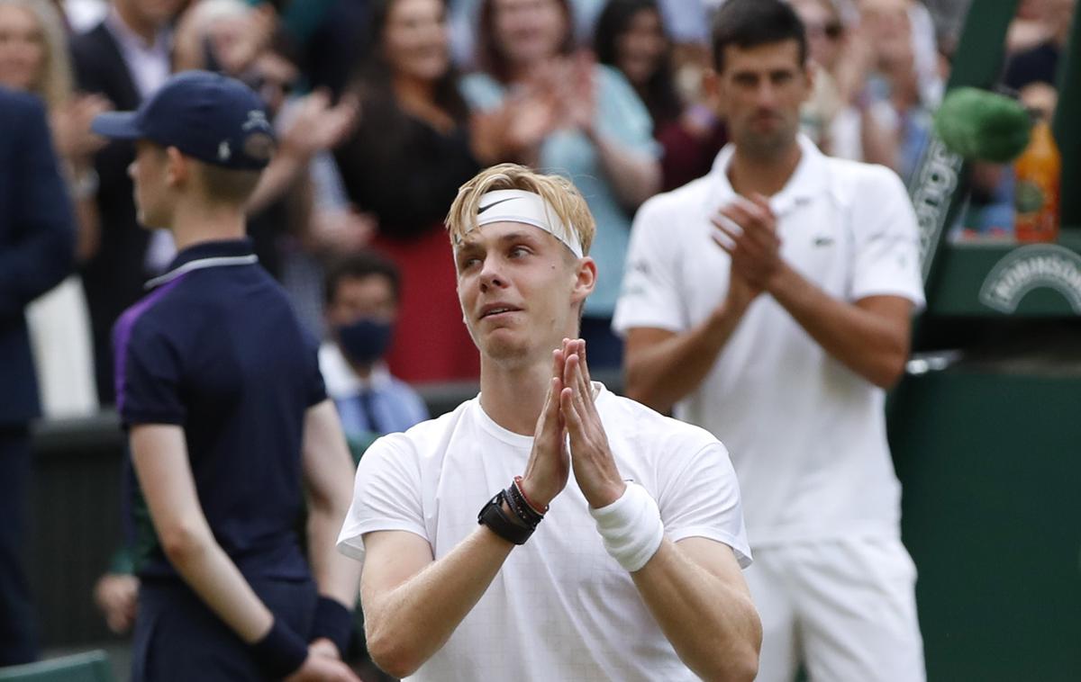 Novak Đoković | Denis Shapovalov je bil v slačilnici vesel besed Novaka Đokovića. | Foto Guliverimage