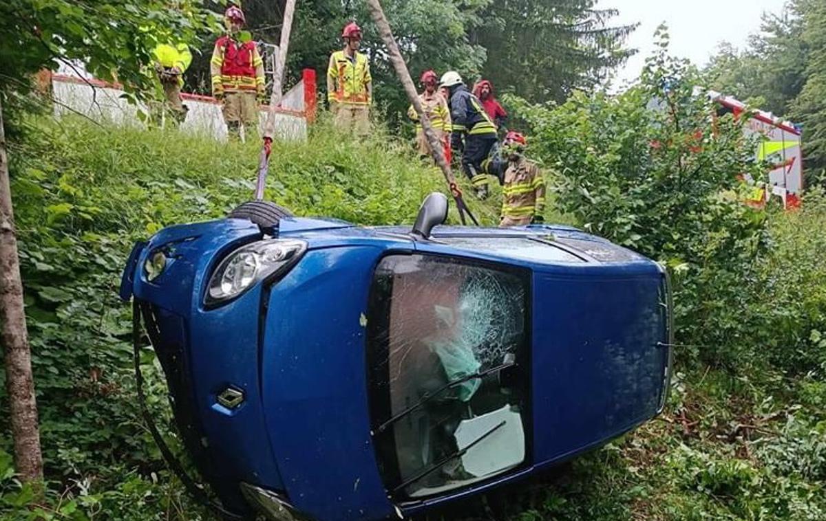 Prometna nesreča | Foto Facebook/PGD Bohinjska Bistrica