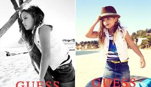 Hčerka Anne Nicole Smith za Guess