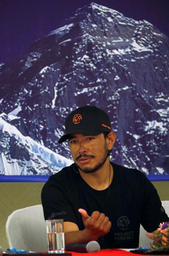 Purja želi s svojimi dosežki navdihniti naslednjo generacijo nepalskih plezalcev. | Foto: Reuters