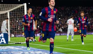 Messi in Oblak sta bila zgovorna le na igrišču