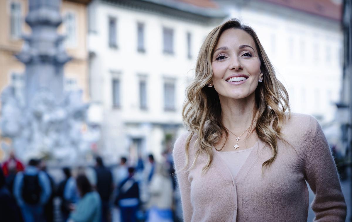 Jelena Đoković | Jelena Đoković je pred kratkim obiskala Ljubljano, z njo pa je bil tudi Novak Đoković. | Foto Ana Kovač