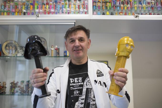 Ivan Jurjevič pravi, da ima v evropskem merilu največjo zbirko figuric PEZ. | Foto: 