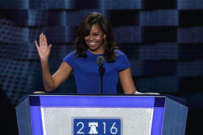 Michelle je na demokratski nacionalni konvenciji navdušila Američane. | Foto: Getty Images