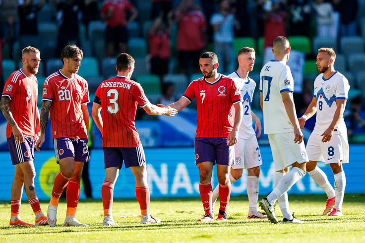 Slovenija in Škotska sta prejšnji teden v Stožicah remizirali brez zadetkov. | Foto: Aleš Fevžer