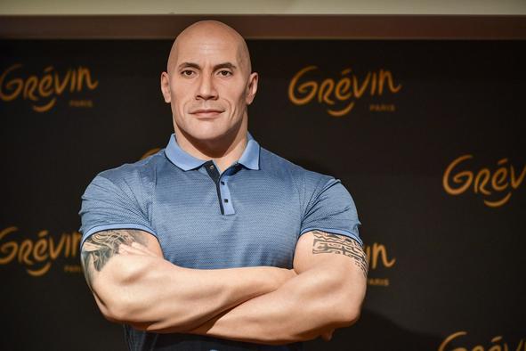 The Rock o svoji voščeni lutki: Barvo kože bo treba popraviti