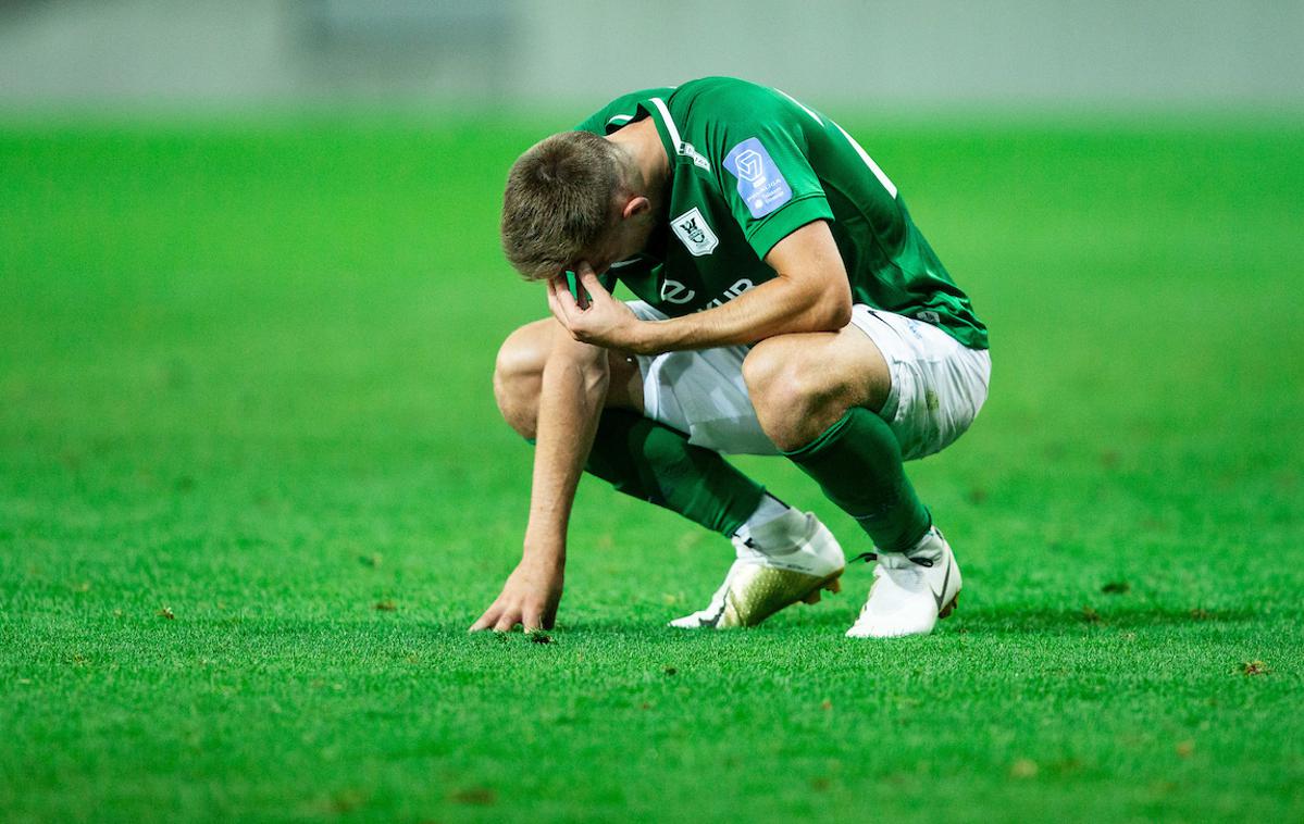 Timi Max Elšnik | Nogometaši Olimpije so v soboto na pripravljalni tekmi proti moskovskemu Lokomotivu prejeli kar šest zadetkov. Častni gol za zmaje je dosegel Timi Max Elšnik. | Foto Vid Ponikvar