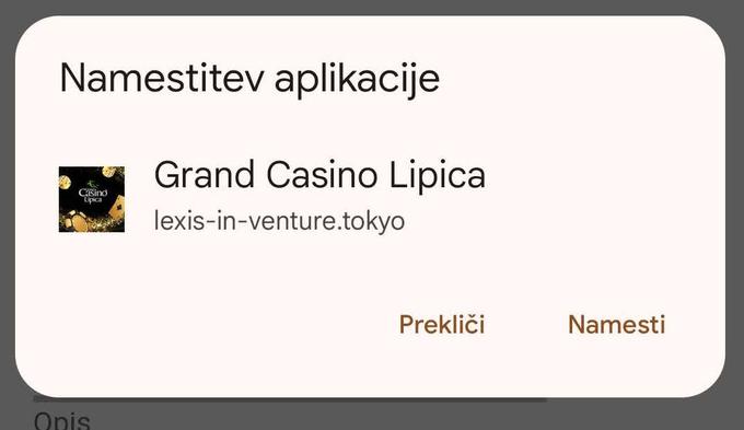 Prava trgovina Google Play vam nikoli ne bo pokazala tega okna.  | Foto: Posnetek  zaslona