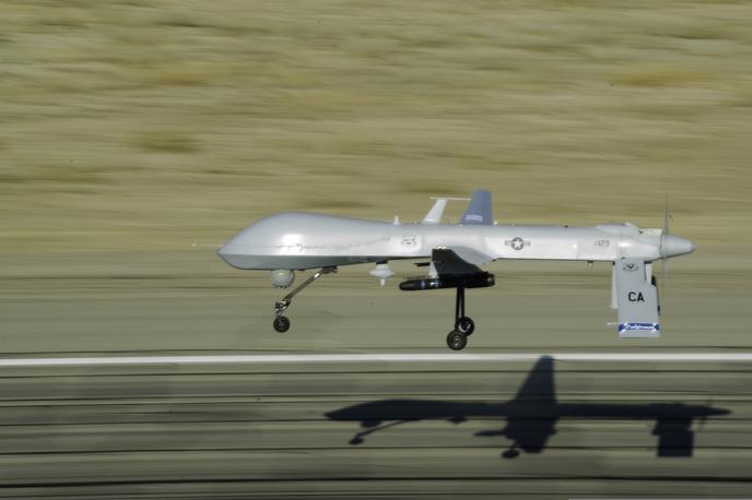 ameriški brezpilotni letalnik | Po navedbah generalnega direktorja estonske notranje varnostne službe gre verjetno za ukrajinski dron, katerega cilj napada je bilo rusko ozemlje. Fotografija je simbolična. | Foto Gulliverimage