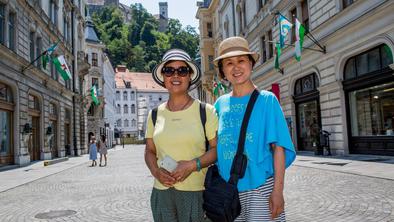 Turisti v Ljubljani: Slovenci ste tako prijazen narod!