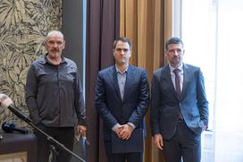 Andrej Grah Whatmough, Peter Gregorčič in Tom Zalaznik