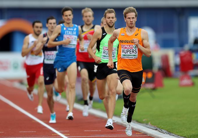Žan Rudolf je v prvem krogu polfinala sledil hitremu Nizozemcu in se opekel. | Foto: Getty Images