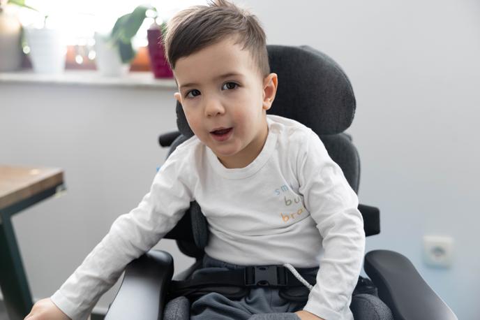 Aleks | Aleks bo v sklopu klinične študije prejel gensko zdravilo. | Foto Društvo Viljem Julijan