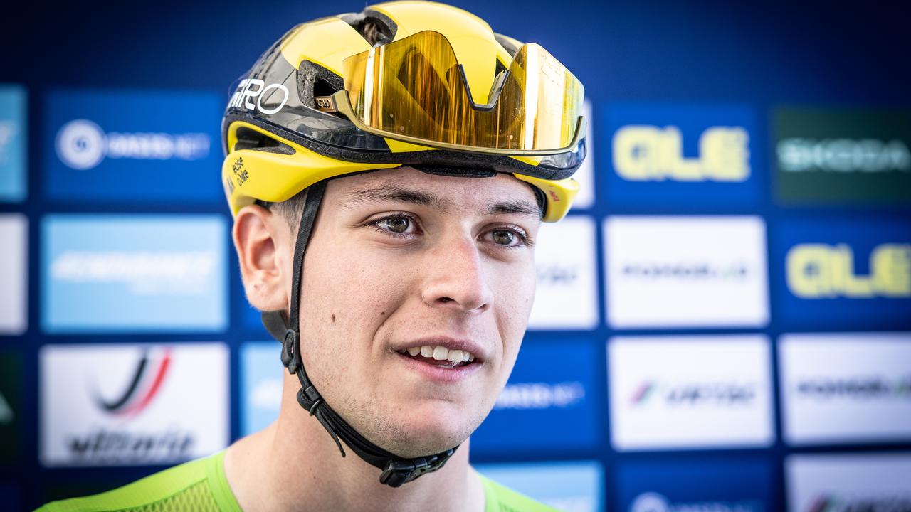 Maks Olenik, 17-letni Slovenec pri mladinskem pogonu Visme: Vsak si želi biti tako dober kot Pogačar