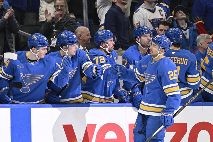 St. Louis Blues so končali zmagoviti niz Tampe. | Foto: Reuters
