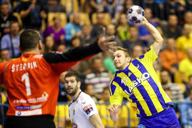 Gal Marguč in soigralci so pripravljeni na zahtevno gostovanje. | Foto: Matic Klanšek Velej/Sportida