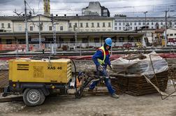 Popolna zapora ljubljanske železniške postaje