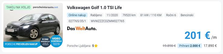 VW-GOLF-RABLJENA-VOZILA | Foto: 