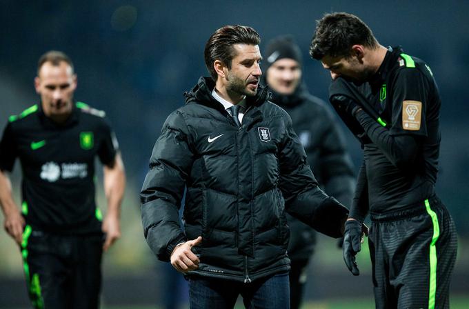 Luka Elsner ima sladke težave pri izboru prvega vratarja za derbi v Mariboru. | Foto: Vid Ponikvar