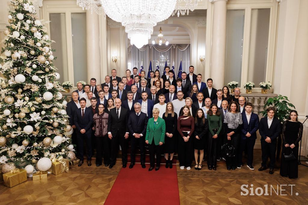 Športnik leta 2025, sprejem pri predsednici RS Nataši Pirc Musar