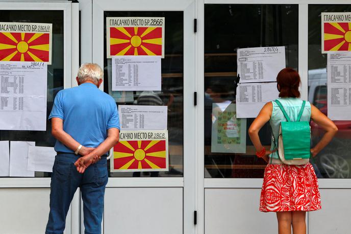 Makedonija volitve koronavirus Zoran Zaev | Volilna udeležba do 19. ure je bila 45,7-odstotna. | Foto Reuters