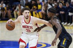Stephen Curry in soigralci doma padli na popravnem izpitu, Houston izsilil sedmo tekmo #video
