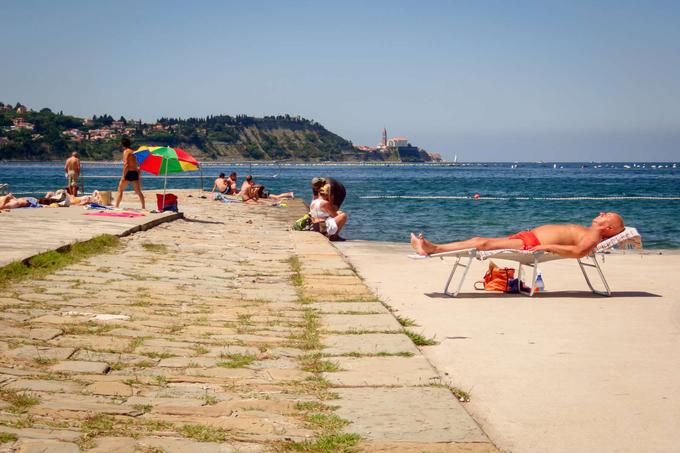 plaža Strunjan | Foto: STA ,