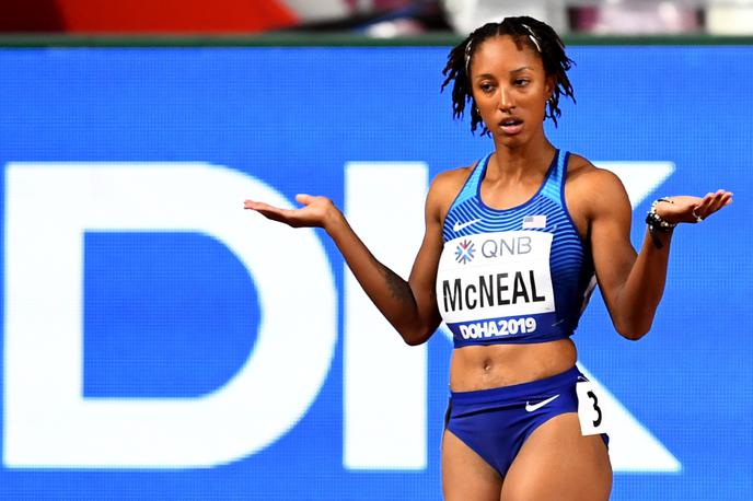 Brianna McNeal | Ni še jasno, koliko časa bo trajal suspenz Brianne McNeal. | Foto Reuters