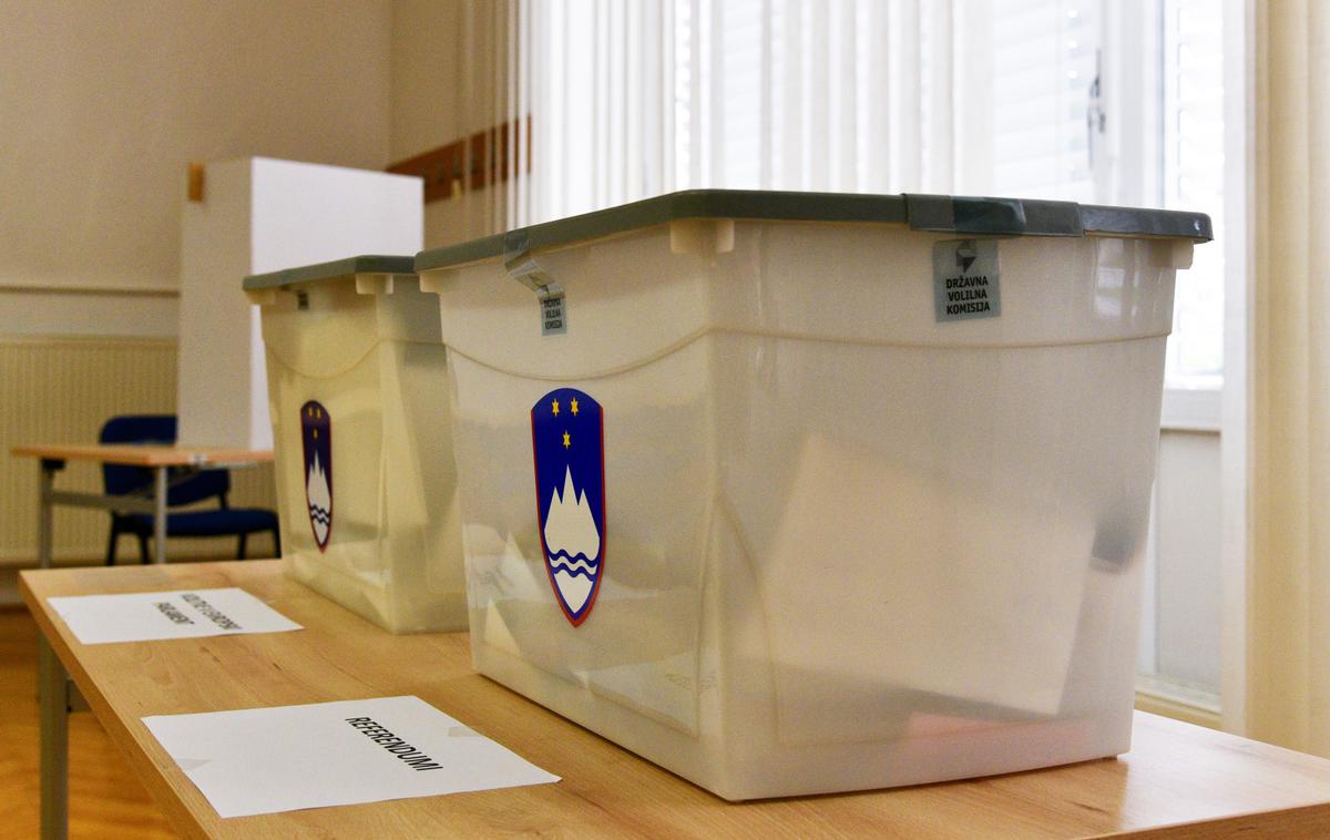 Evropske volitve 2024. Referendum. | Volitve evropskih poslancev iz Slovenije sicer ureja poseben zakon, ki določa, da se volijo po proporcionalnem načelu. Volivci glasujejo o listah kandidatov, pri čemer je območje Slovenije ena volilna enota. Glasujejo lahko za eno listo kandidatov, označijo pa lahko tudi kandidata, ki mu dajejo prednost pred drugimi na listi (preferenčni glas). | Foto STA
