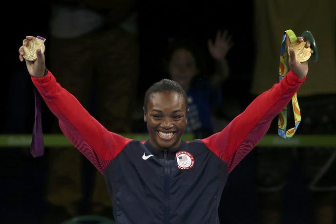 Claressa Shields | Dvakratna olimpijska prvakinja, Američanka Claressa Shields, je v svojem devetem profesionalnem dvoboju gladko opravila z Nemko Christino Hammer. | Foto Reuters