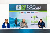 Pokljuka, trening in tiskovka slovenske biatlonske reprezentance