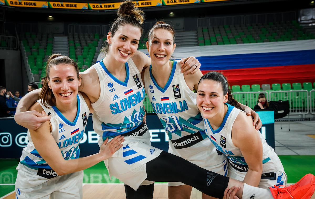 Slovenija Islandija ženska košarkarska reprezentanca | Slovenke so začele priprave na junijsko evropsko prvenstvo. | Foto Vid Ponikvar