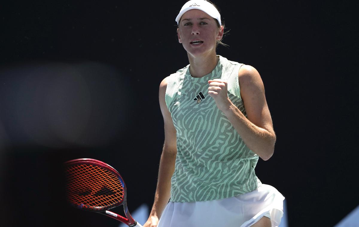 Kaja Juvan | Kaja Juvan se je uvrstila v finale turnirja serije WTA 125 v francoskem Saint Malu. | Foto Guliverimage